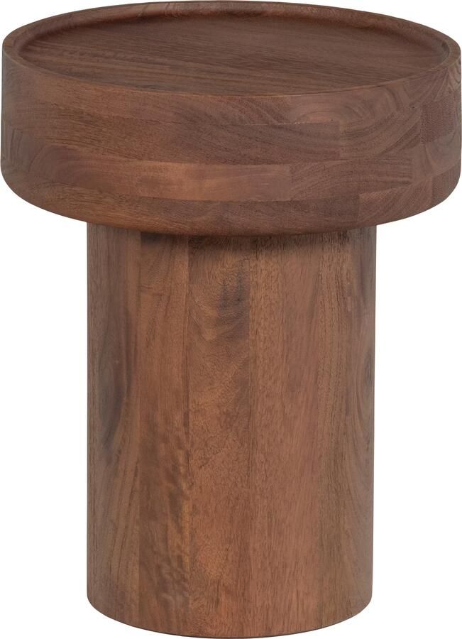WOOOD Bijzettafel Dara Mangohout 40cm Bruin