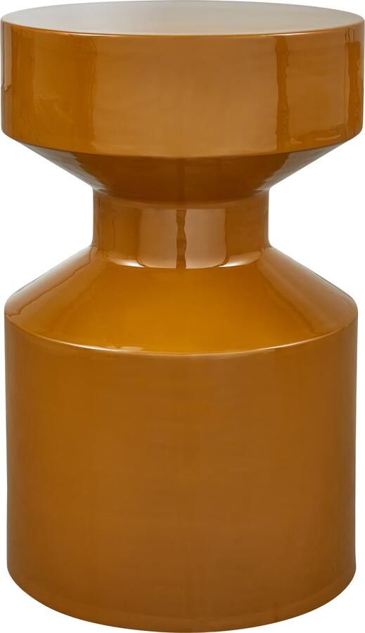 WOOOD | Ferry bijzettafel metaal honinggeel | Woonkamertafels | Bijzettafel