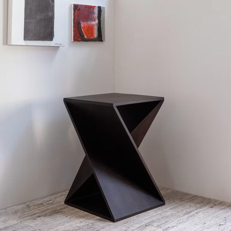 WOOOD | Ikem bijzettafel acacia donkerbruin | Woonkamertafels | Bijzettafel