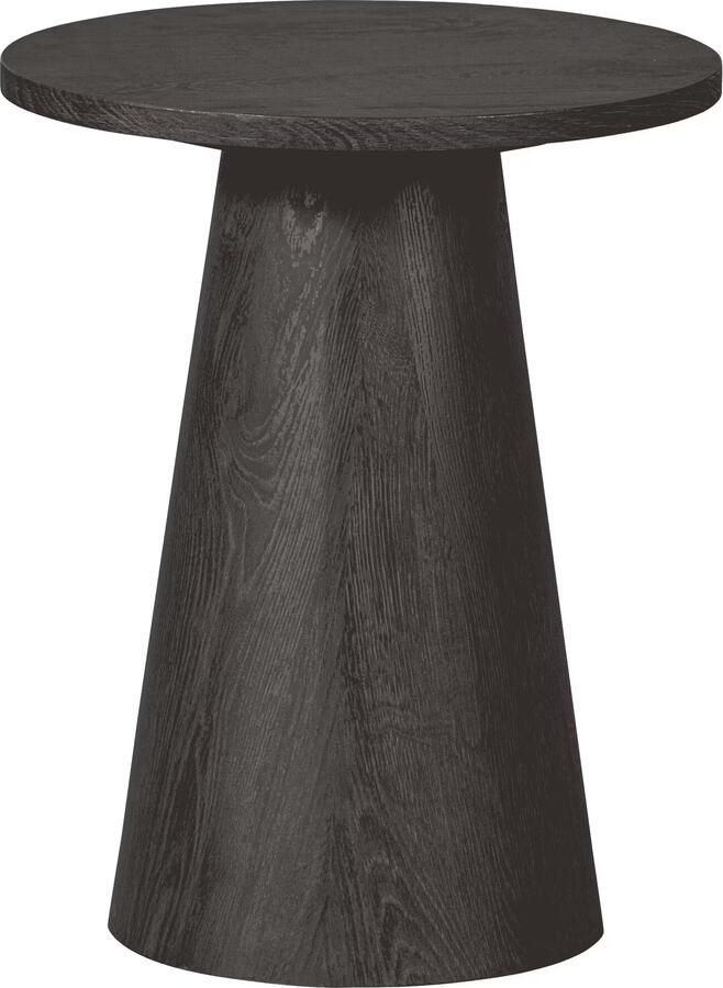 WOOOD | Maan salontafel mdf donkerbruin 50xØ40cm | Woonkamertafels | Salontafel