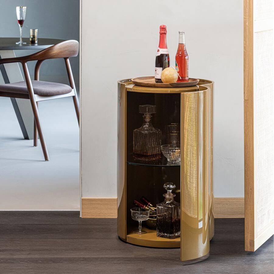 WOOOD Bijzettafel Sera 72cm Honey Yellow