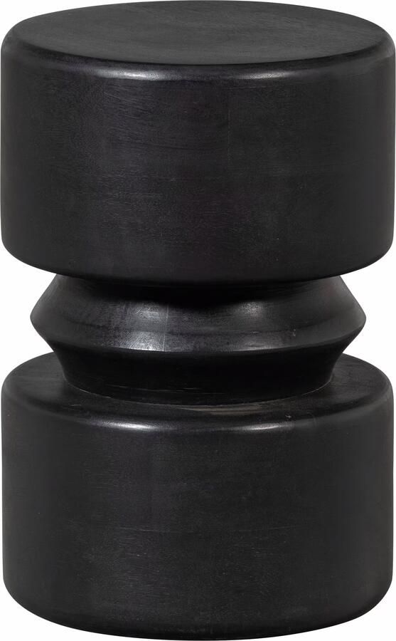 WOOOD Exclusive | Tuve Bijzettafel Hout Bruin zwart | Woonkamertafels | Bijzettafel