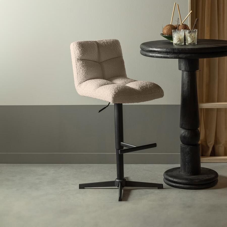 WOOOD Barkruk Vinny draaibaar in hoogte verstelbaar breedte 44 cm (set 2 stuks) - Foto 13