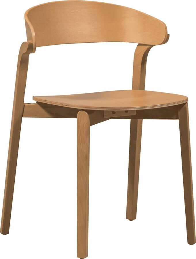 WOOOD | Cras eetkamerstoel naturel | Eetkamerstoelen | Eetkamerstoel