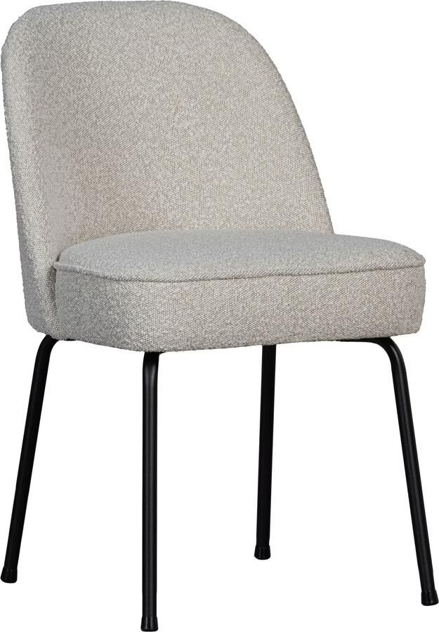 BePureHome | Vogue Eetkamerstoel Bouclé Naturel | Zitmeubels eetkamer | Eetkamerstoel - Foto 2
