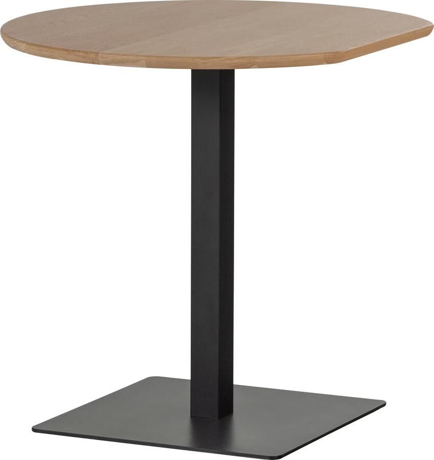 WOOOD Eettafel Tablo Eikenhout Eindstuk 79 x 73cm Transparant