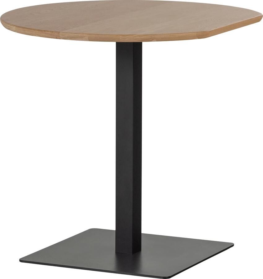 WOOOD Eettafel Tablo Eikenhout Eindstuk 79 x 73cm Transparant
