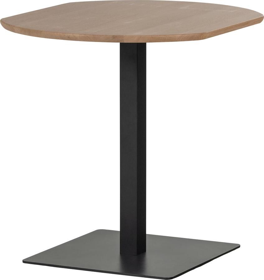 WOOOD Eettafel Tablo Eikenhout Tussenstuk 79 x 67cm Transparant