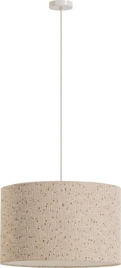 WOOOD Loft Hanglamp Metaal Bouclé Naturel Met Stippen 35x55x55