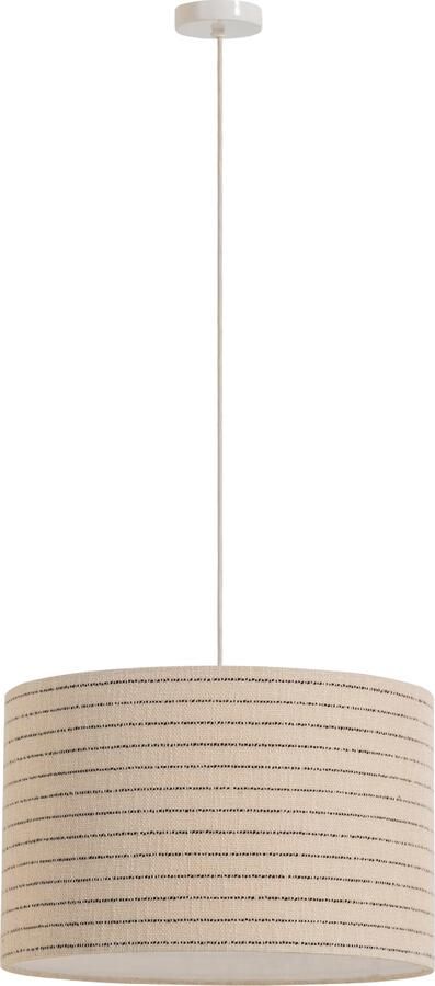 WOOOD Loft Hanglamp Metaal Bouclé Naturel Met Stippen 35x55x55