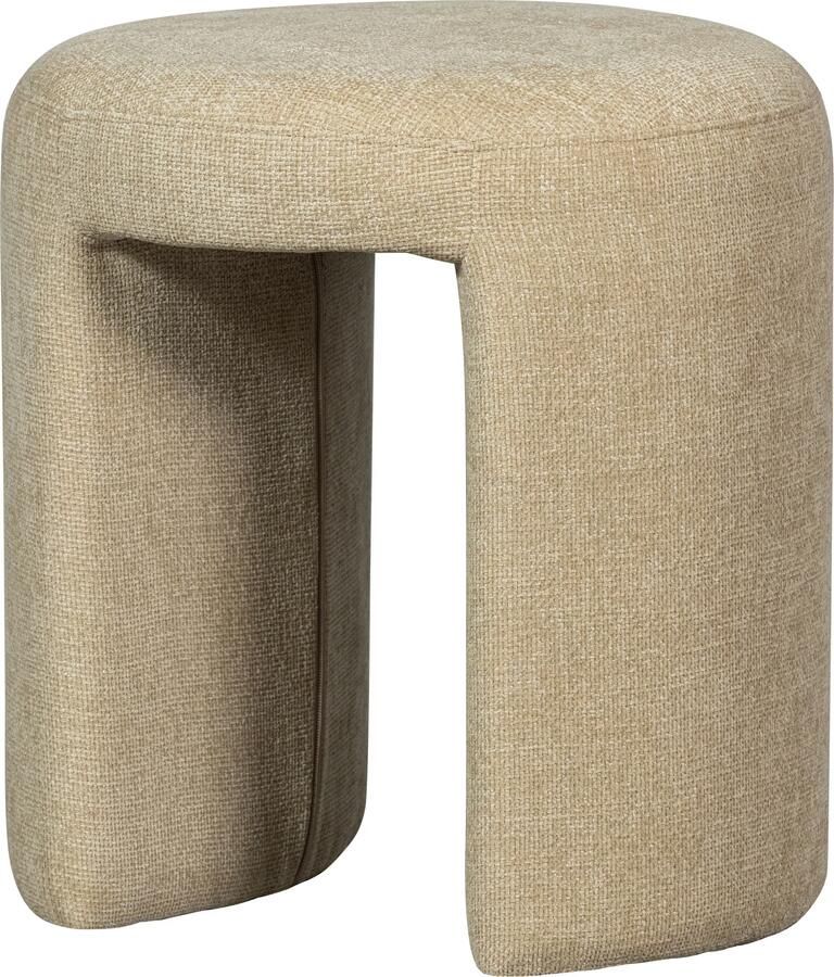 Woood Charlie Kruk Chenille Naturel 47x45x45 - Foto 3