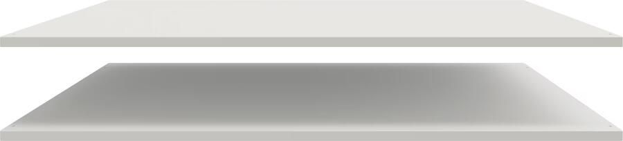 WOOOD Legplank Mees t.b.v. Kledingkast Mees Set van 2 stuks Grijs - Foto 2