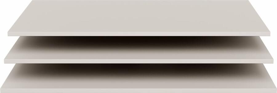 Woood Pure Legplankenset tbv Gardarobekast MDF Dust 76x53x92 - Foto 3