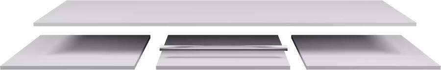 WOOOD Legplank Sipke t.b.v. Kledingkast Sipke Wit