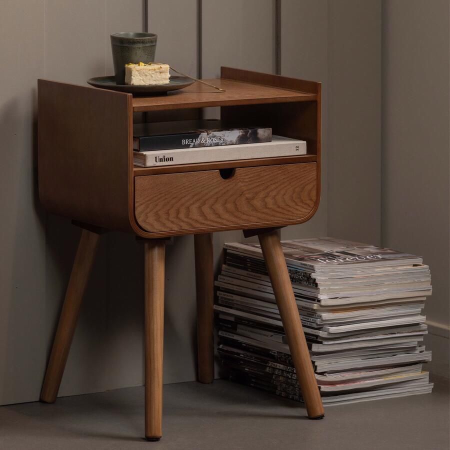 WOOOD Nachtkastje Nils 36 x 30cm Naturel