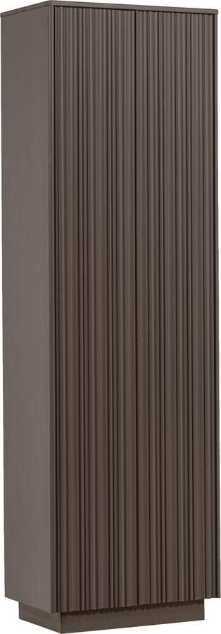 WOOOD | Nova hoge opbergkast grenen truffel bruin | Woonkamer meubels | Bergkast