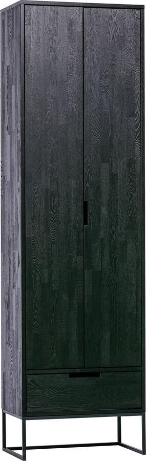 WOOOD | Silas Hoge Kast Essen Blacknight | Woonkamer meubels | BergkastKast - Foto 11