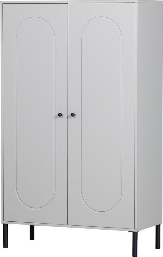 WOOOD | Xina lage kast grenen wolkengrijs | Woonkamer meubels | Wandkast - Foto 3