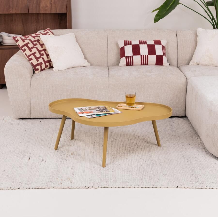 WOOOD Organische Salontafel Mae 100 x 58cm Alpaca - Foto 3