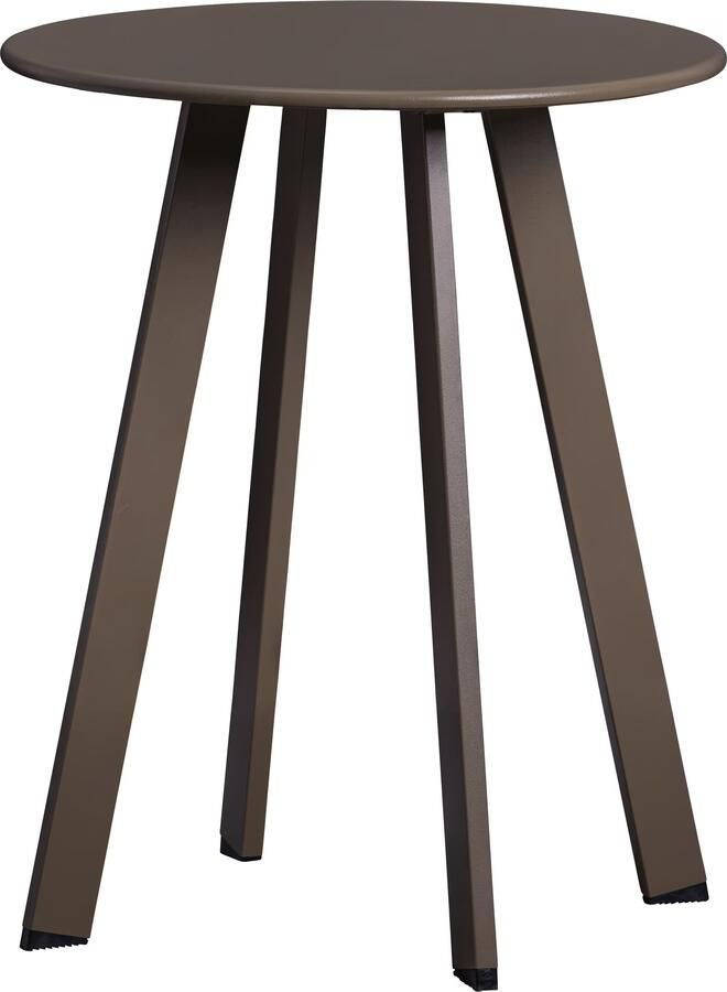 WOOOD Outdoor Bijzettafel Fer 40cm Donkerbruin