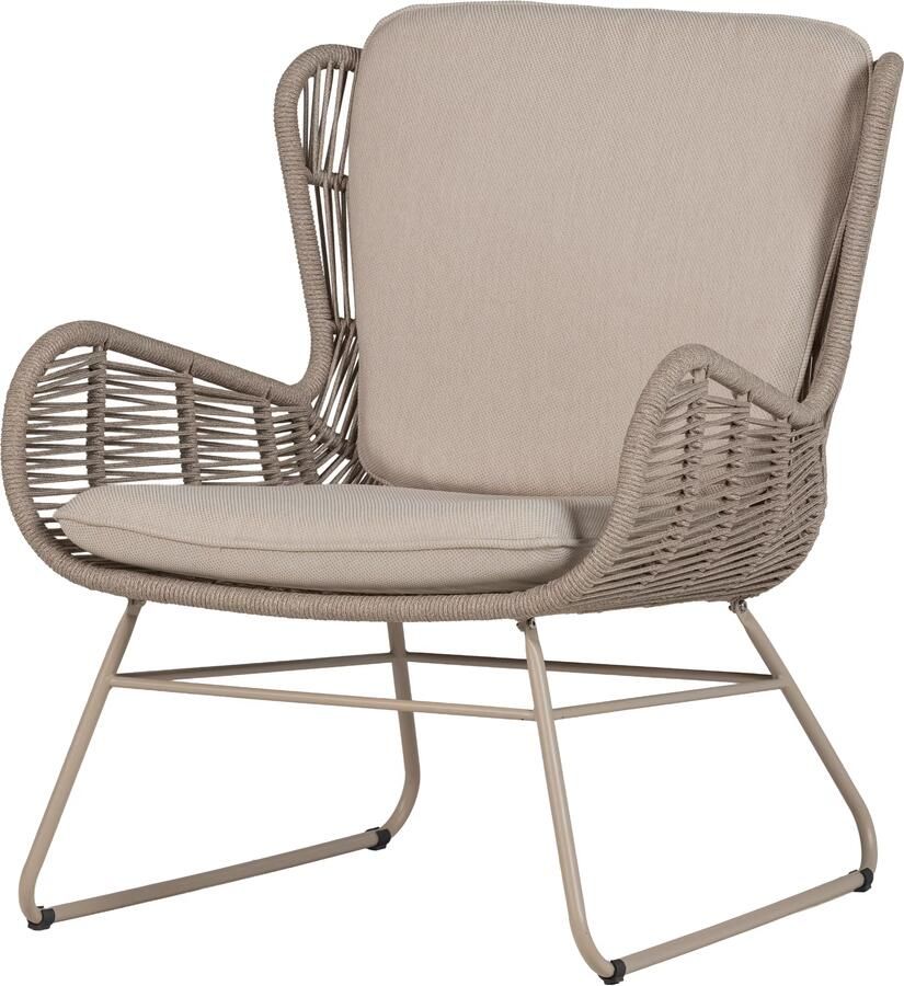 WOOOD Outdoor Loungestoel Grace All Weather Zand