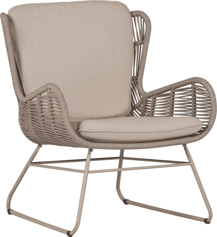 WOOOD Outdoor Loungestoel Grace All Weather Zand