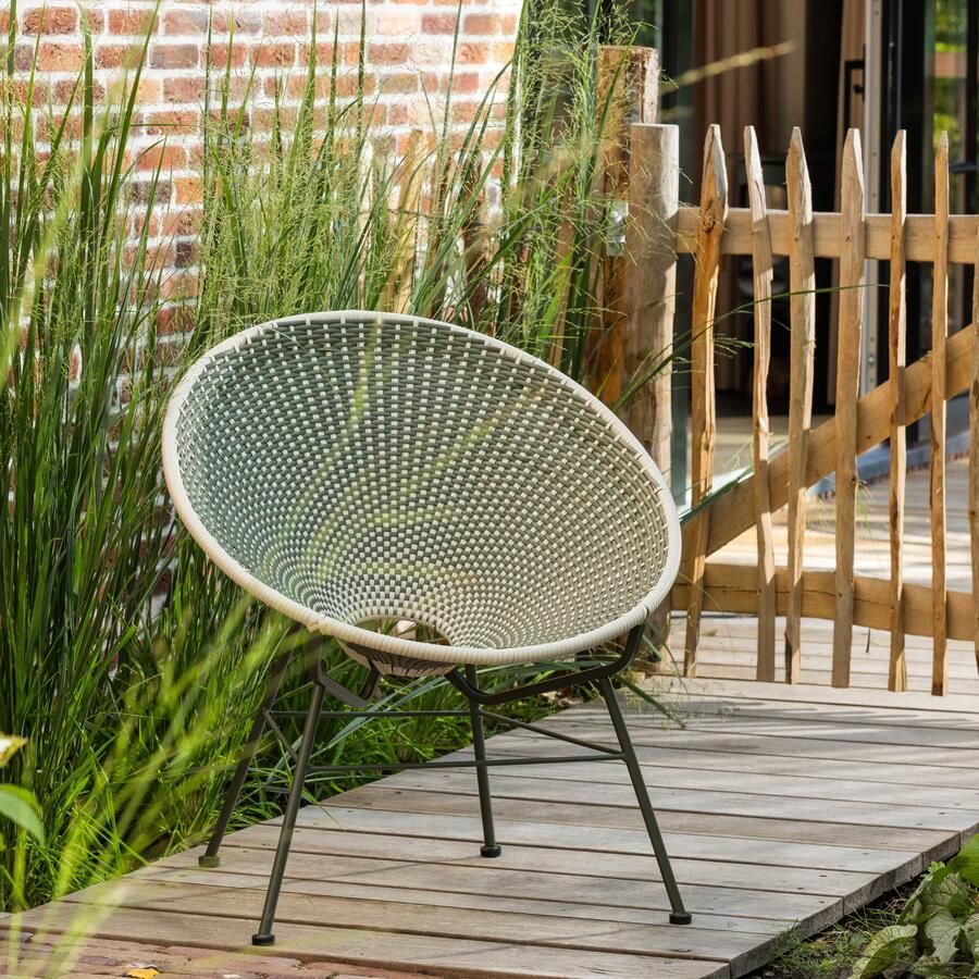 WOOOD Outdoor Loungestoel Kazoun All Weather Groen