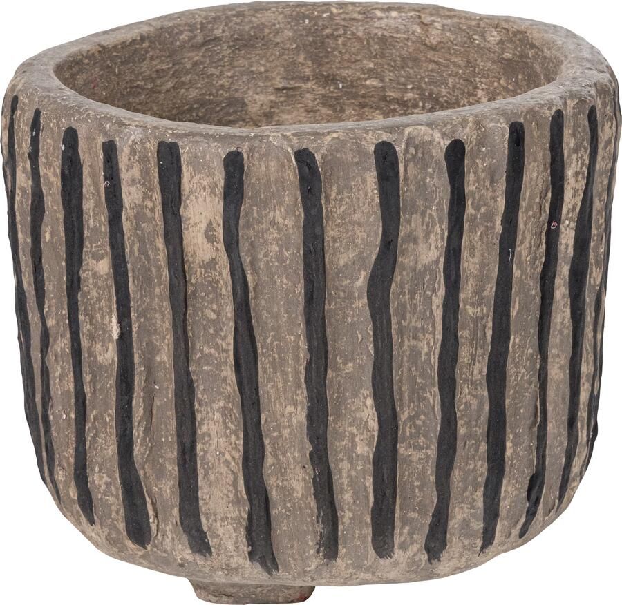 WOOOD Plantenpot Karo Zand