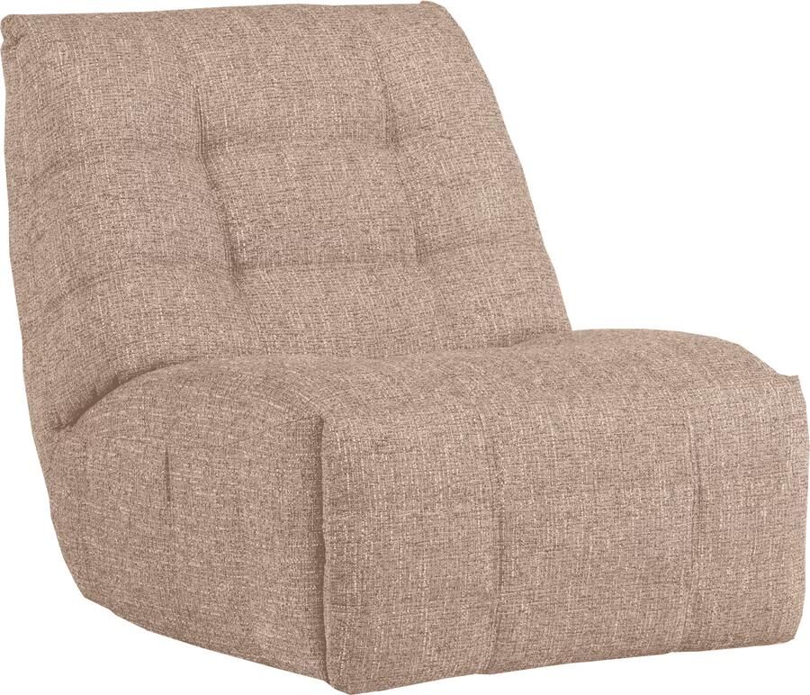 WOOOD | Hein relaxfauteuil elektrisch naturel melange | Zitmeubels woonkamer | Relaxfauteuil