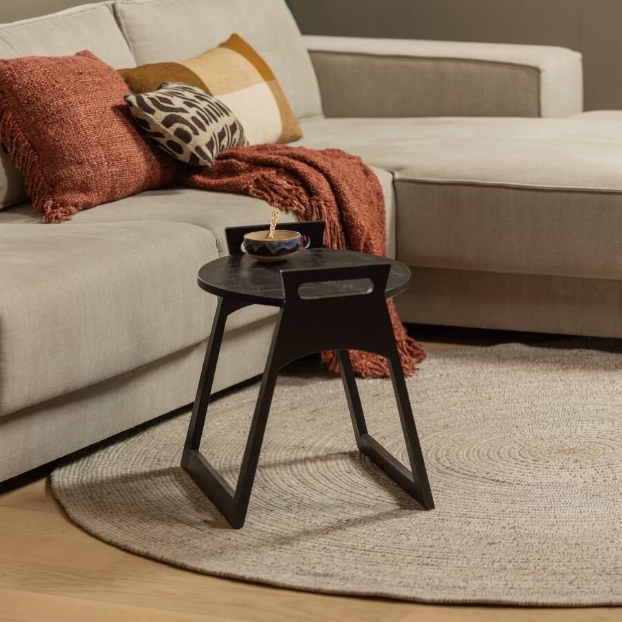 WOOOD | Utopia vloerkleed rond naturel o200cm | Woonaccessoires | Vloerkleed