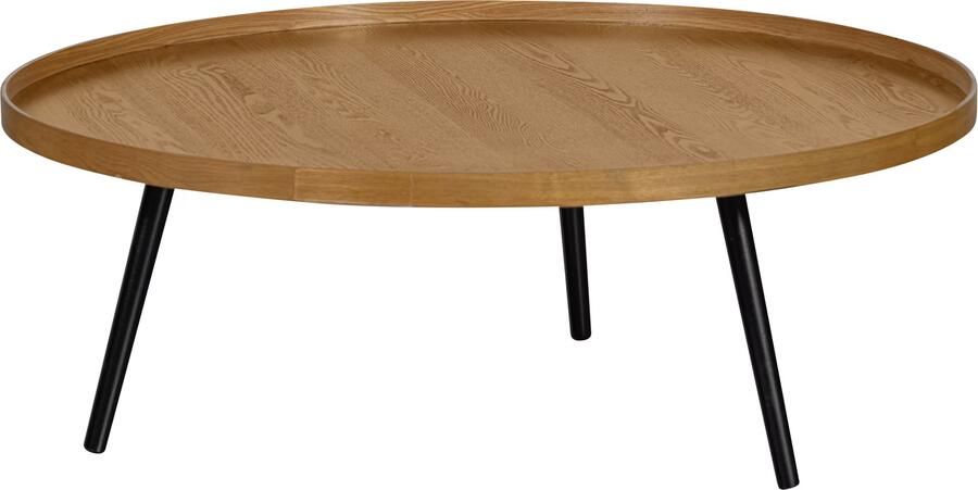 WOOOD | Mesa bijzettafel xxl hout naturel 36xØ100cm | Woonkamertafels | Bijzettafel