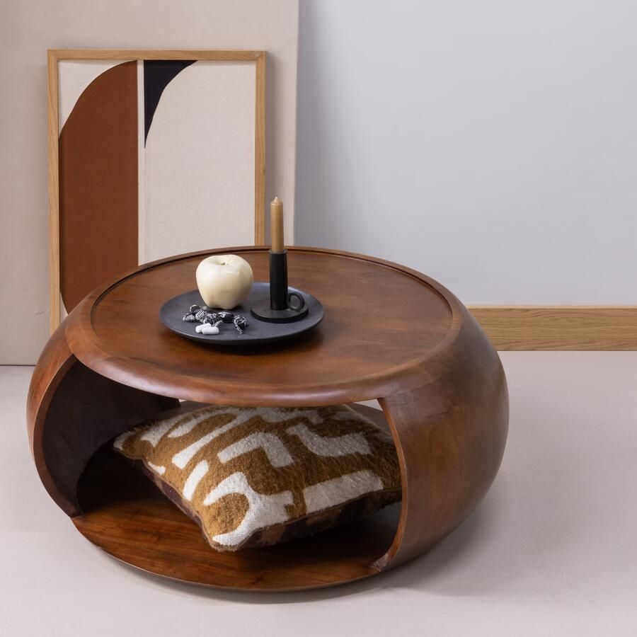 WOOOD | Cole salontafel mango hout bruin | Woonkamertafels | Salontafel