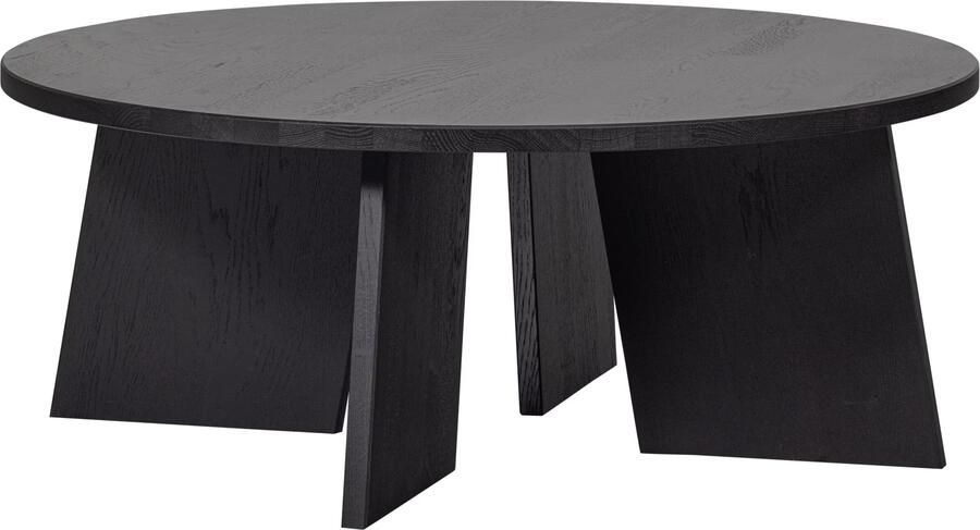 WOOOD | Fries salontafel eiken blacknight o90cm | Woonkamertafels | Salontafel - Foto 3