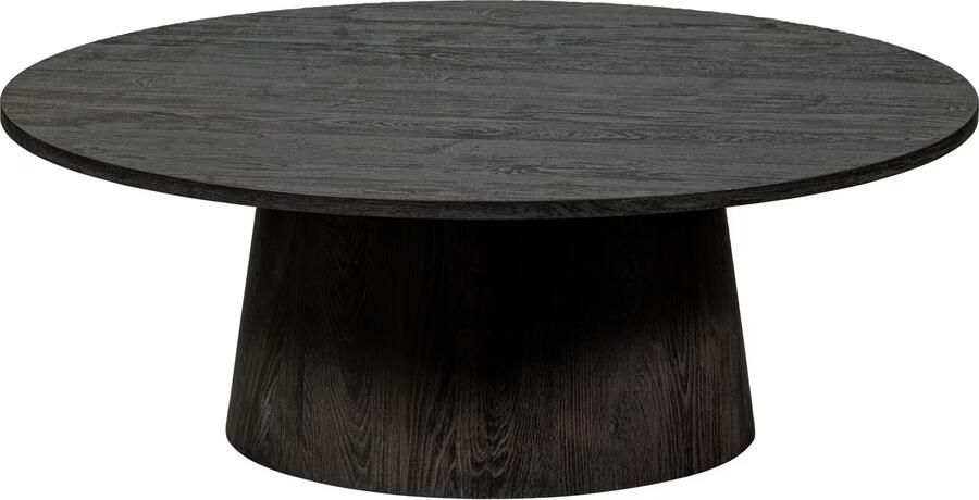 WOOOD | Maan salontafel mdf donkerbruin 35xØ100cm | Woonkamertafels | Salontafel