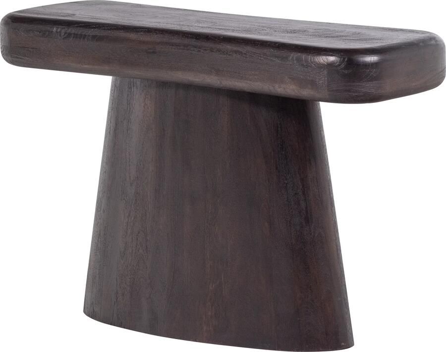 WOOOD | Amco sidetable mango hout zwart | Woonkamertafels | Wandtafel