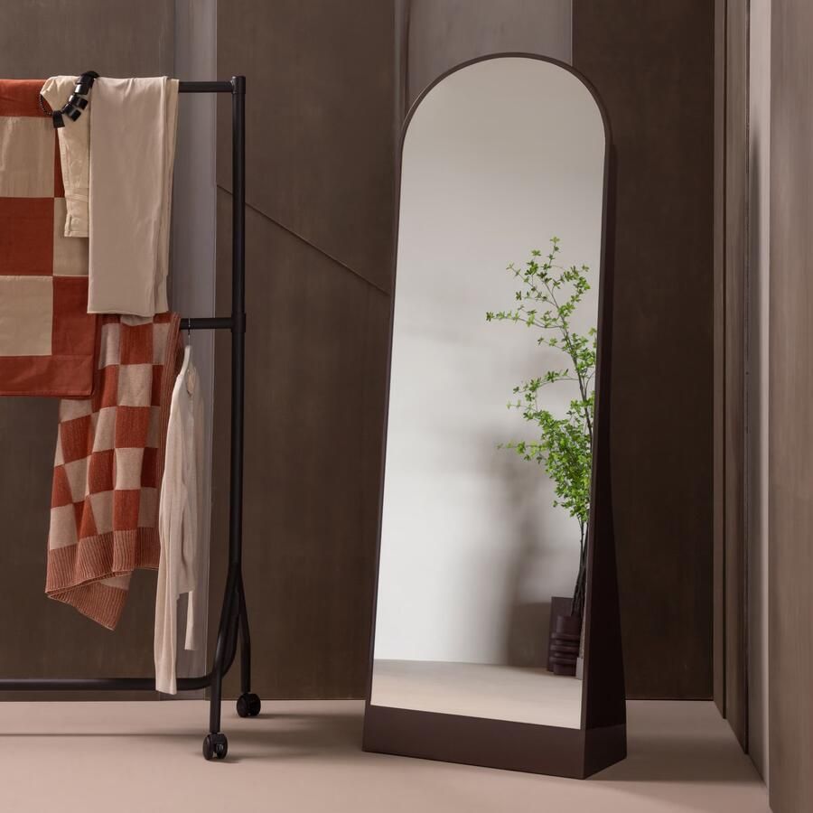 WOOOD Spiegel Solari 175 x 60cm Donkerbruin Passpiegel