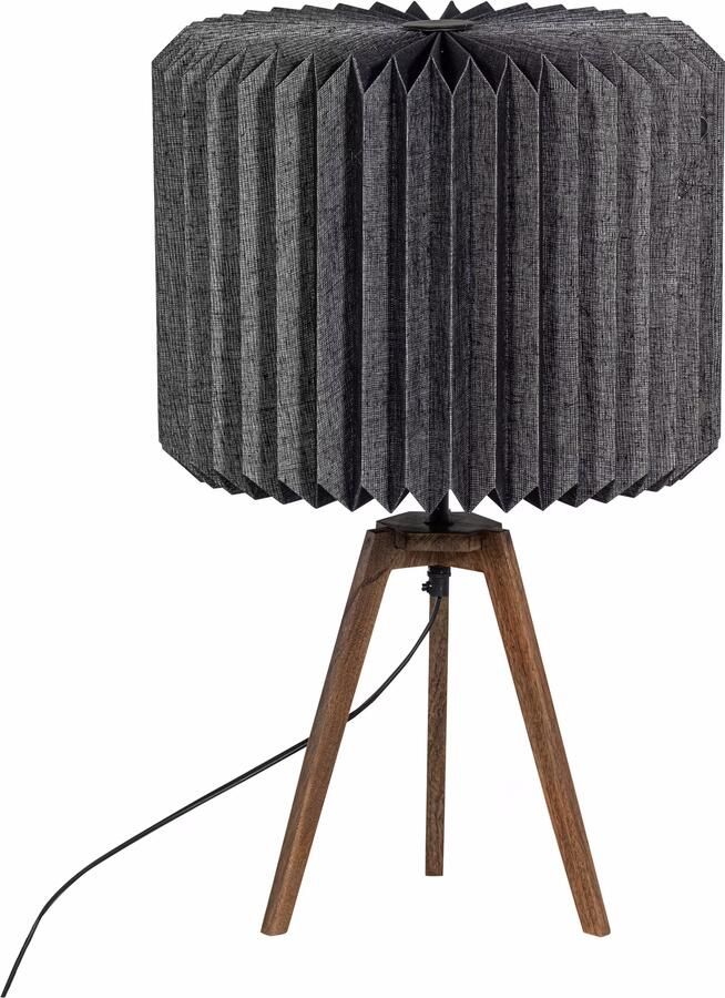 BePureHome Tafellamp Bones Papier Naturel|Zwart 58x36x36