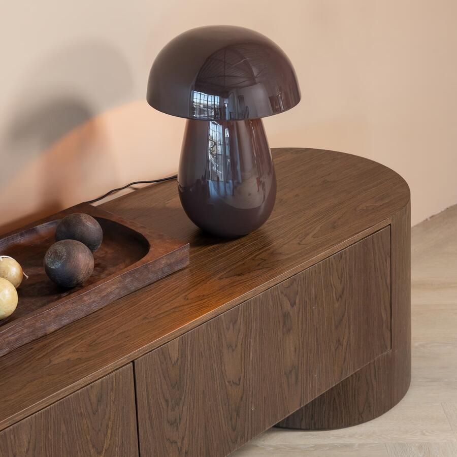 WOOOD Tafellamp Lumor Bruin