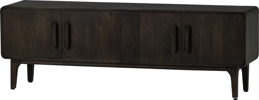 WOOOD TV-meubel Liya Mangohout 150cm Donkerbruin