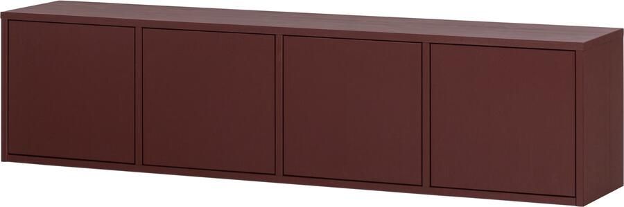 WOOOD TV-meubel Merel Grenenhout 198cm Bordeaux