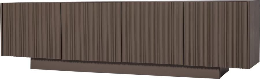 WOOOD | Nova tv meubel 200cm grenen truffel bruin | Woonkamer meubels | Tv-dressoir | Tv-meubel