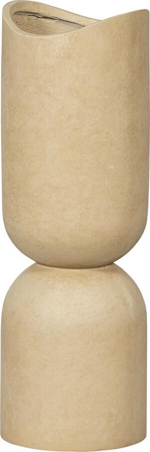 Woood vaas|plantenpot Mosi Fiber Clay Beige 75x25 cm - Foto 4