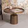 Housecraft Living Housecraft Mason Salontafel Rond Metaal 60x 60 cm Goud - Thumbnail 2