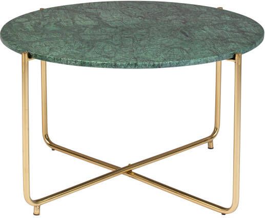 ZILT Salontafel Timpa 70cm groen marmer Rond