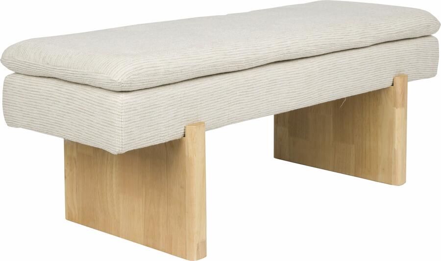 ZILT Halbank Chava Bouclé 120cm Naturel