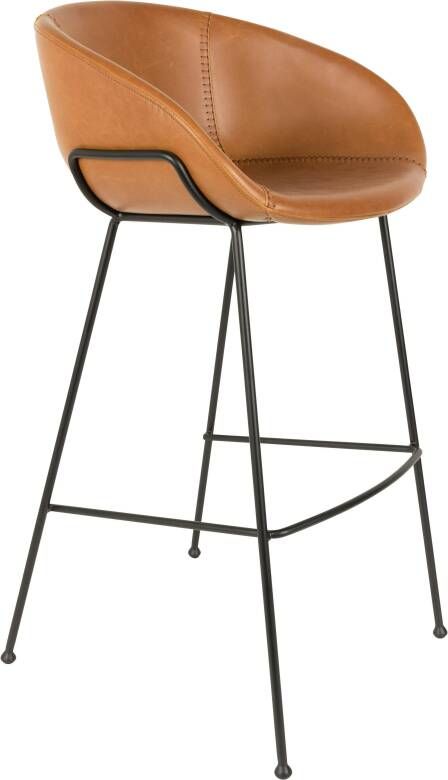 Zuiver Barkruk Feston PU leer (zithoogte 76cm)