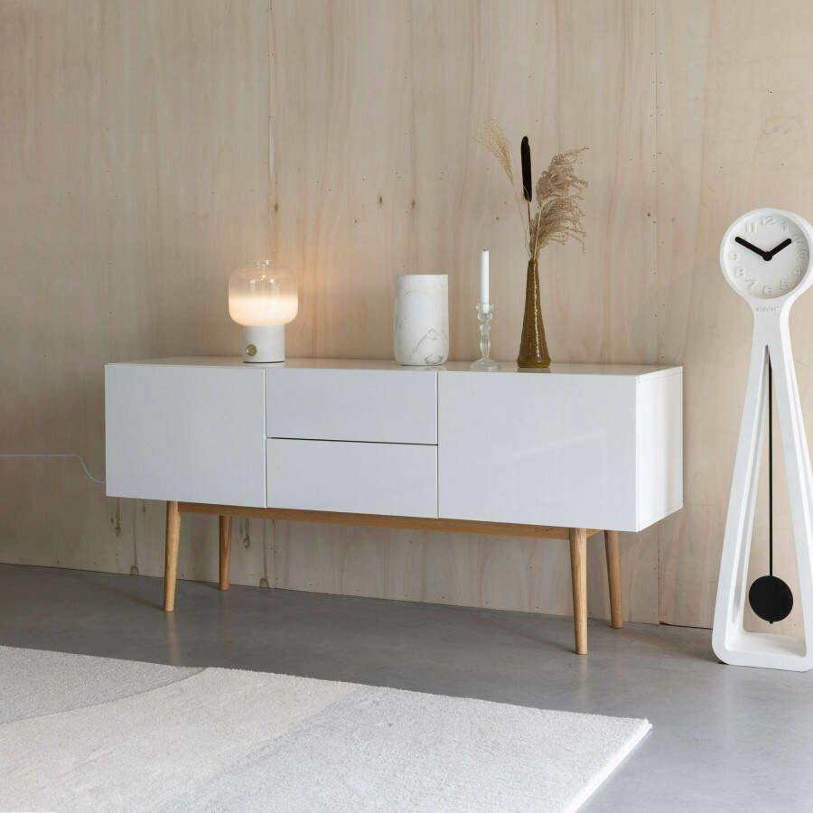 Zuiver Dressoir High on Wood Glossy White