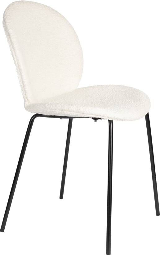 Zuiver Eetkamerstoel Bonnet Teddy Off White