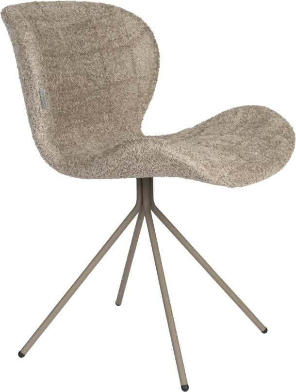 Zuiver Eetkamerstoel OMG Chenille Beige
