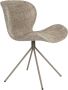 Zuiver OMG Eetkamerstoelen Soft Beige Set van 2 - Thumbnail 2